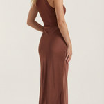 Hester Maxi Dress with High Neck