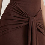 Hester Maxi Dress with High Neck