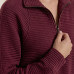 Melinda Polo Pullover with Half Zip