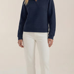 Melinda Quarter-Zip Polo Pullover