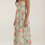 Odette | Corset Midi Dress