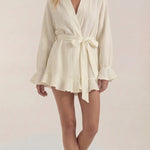 Rebekah Wrap Mini Dress Set