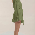 Rebekah Wrap Mini Dress Set
