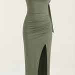 Rhoda Maxi Dress with Gathered Details