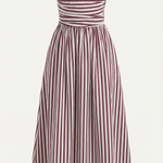 Sandra long dress with stripes