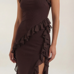 Susan Maxi Dress with Ruffle Details