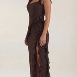 Susan Maxi Dress with Ruffle Details
