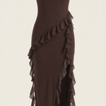 Susan Maxi Dress with Ruffle Details