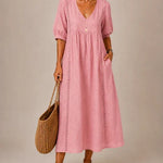 Estela | Summer midi dress