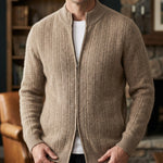 Serafino Cashmere Zip-Up Cardigan