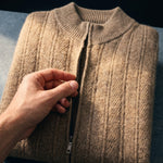 Serafino Cashmere Zip-Up Cardigan