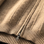 Serafino Cashmere Zip-Up Cardigan