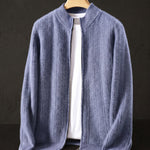 Serafino Cashmere Zip-Up Cardigan