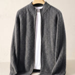 Serafino Cashmere Zip-Up Cardigan