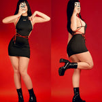 Kill Shibari Crossed Out Dress