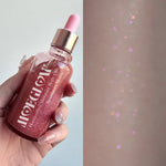 MOEGLOW Shimmer Body Oil Look