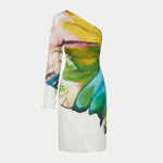 Sienna Crawford | One-Shoulder Printed Maxi Dress For Women