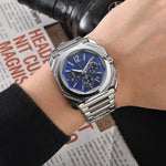 Steel Chrono Watch