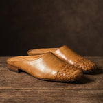 Clara Cowhide Leather Mule