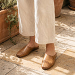 Clara Cowhide Leather Mule