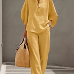 Elena™ – Linen Cotton Two-Piece Set