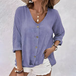 Ottoline | The Relaxed Roll-Sleeve Blouse