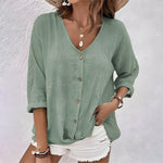 Ottoline | The Relaxed Roll-Sleeve Blouse