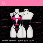Succubus Verosika Helluva Boss Bodysuit