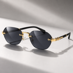 Cannes Gradient Rimless Sunglasses