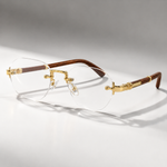 Cannes Gradient Rimless Sunglasses