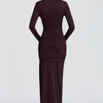 TAHNEE | PLUM MAXI DRESS