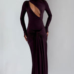 TAHNEE | PLUM MAXI DRESS