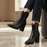 Valeria Leather Ankle Boot