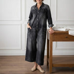Diana | Denim jumpsuit with buttons