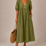 Estela | Summer midi dress