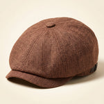 Virgilio Textured Woven Newsboy Cap