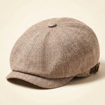 Virgilio Textured Woven Newsboy Cap