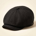 Virgilio Textured Woven Newsboy Cap