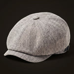 Virgilio Textured Woven Newsboy Cap