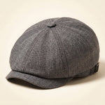 Virgilio Textured Woven Newsboy Cap