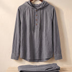 Vittorio Linen Hoodie Set