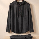 Vittorio Linen Hoodie Set
