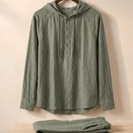 Vittorio Linen Hoodie Set