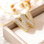 Pavl Bubble Letter Monogram Necklace