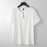 Valaro Linen Split-Neck Tee
