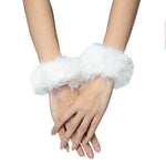 Winter Plush Cow Wrist Cuffs Set