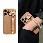 Feminique Leather Pattern Wrist Case