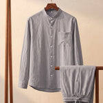 Zeno Linen Shirt and Trouser Set